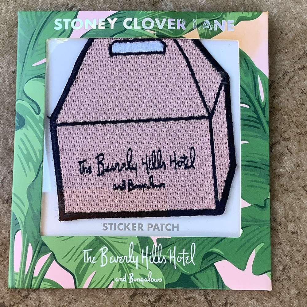 Stoney Clover Lane Pink Takeout Box Sticker Patch